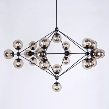 Люстра Modo Chandelier 21 Globes Black