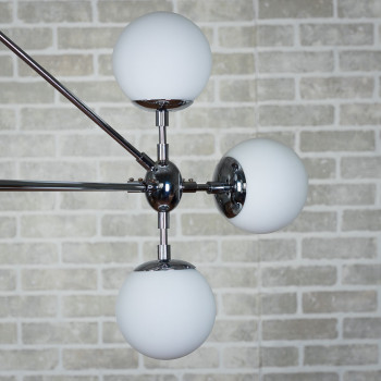 Люстра Modo Chandelier 21 Globes Chrome