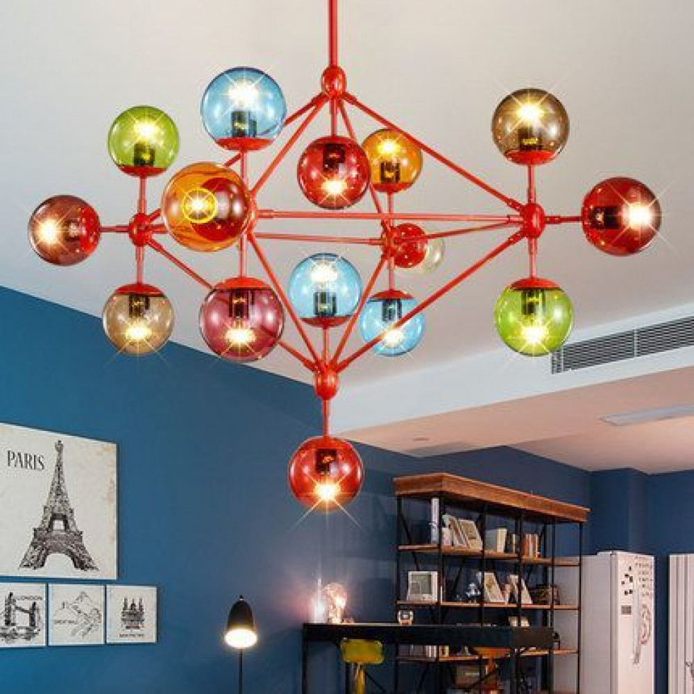 Люстра Modo Chandelier 21 Globes Color DE11918