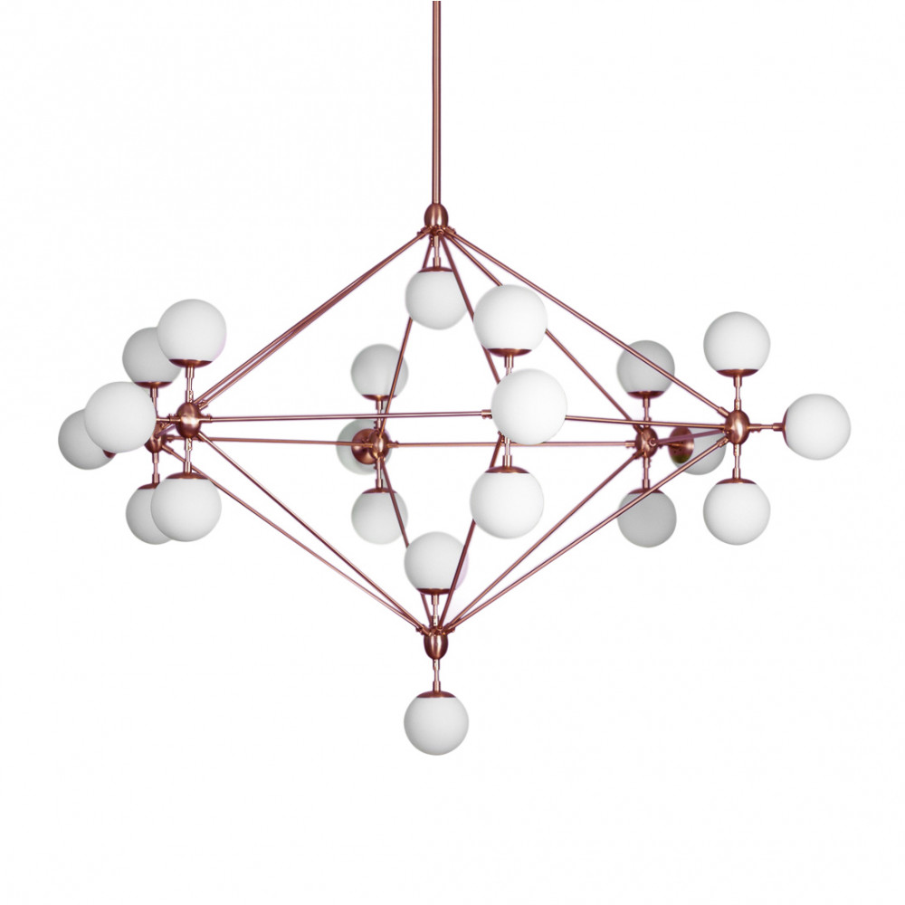 Люстра Modo Chandelier 21 Globes Copper DE12285