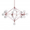 Люстра Modo Chandelier 21 Globes Copper