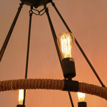 Люстра Rope filament 6 ламп
