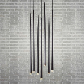 Люстра Slim Black 7