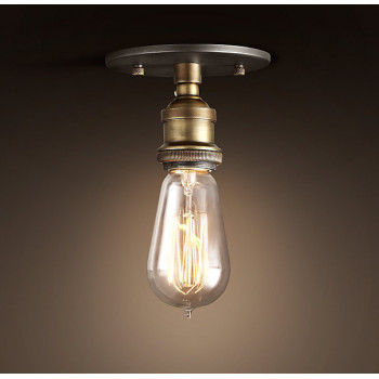 ‘ветильник 20th c. Factory Filament Bare Bulb