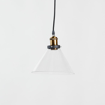 ‘ветильник 20th c. Factory filament Clear Glass