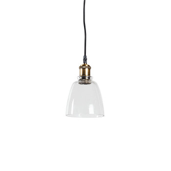 ‘ветильник 20th c. Factory Filament Clear Glass Cloche