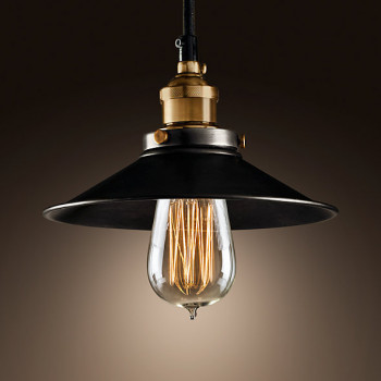 ‘ветильник 20th c. Factory Filament Metal